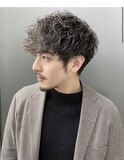【Lond ambre】萱原大幹　ツイストスパイラルパーマ/黒髪/短髪