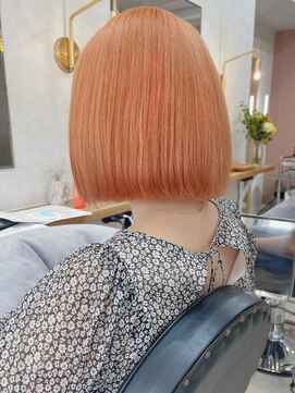 キビト(kibito) オレンジベージュボブ