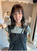 【hhair 四条大宮】ゆるめカールのミディアム