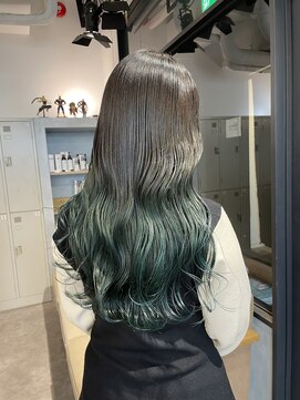 エイト 池袋店(EIGHT ikebukuro) 【EIGHT ikebukuro】グリーングラデーションカラー