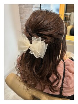 クシェル バイ リリア(kuschel by LILIA.) ハーフアップでゆるふわ可愛く♪