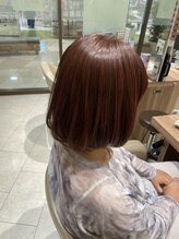ユニックス アリオ上尾店(UNIX) ブリーチ無しピンクカラー