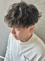 ニアウ 太田店(Niau)&nbsp;メンズパーマツイストスパイラルパーマ波巻きスパイラルパーマ