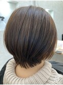 丸みショートボブ[藤沢/髪質改善]