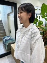 オーシャン(Ocean)&nbsp;［Ocean Hair&Life 水田］暗髪/黒髪×アゴ下ボブスタイル