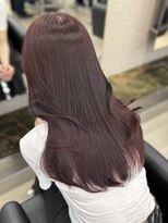 ペレ 栄店(PELE) デザインカラー/レイヤーカット/ウェットヘア/オリーブベージュ