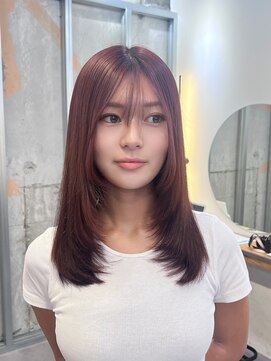 イオエ 梅田(ioe) ダブルカラー/大人ボブ/黒髪スタイル/髪質改善/縮毛矯正