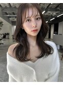 “NARUOKA”レイヤーカット/顔まわりレイヤー/韓国風巻き