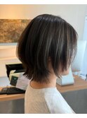 ショートウルフボブ