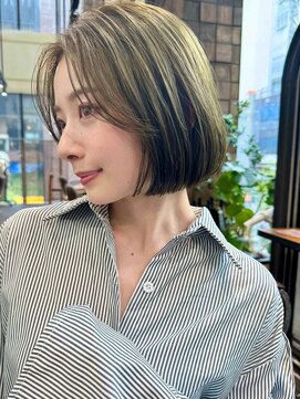 ミンクス渋谷スマートサロン(MINX shibuya smart salon) イメチェン前髪小顔ボブ_渋谷/表参道