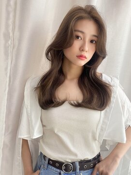 ジェーンバイボヌール(Jane by Bonheur) 上品波巻き韓国ヘアスタイル/艶の映えるグレーベージュ【茨木】