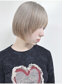 =前下がりボブ顎ラインボブ耳かけボブミニボブ大人ボブ30代40代