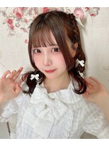 みつあみハーフツイン♪ aika