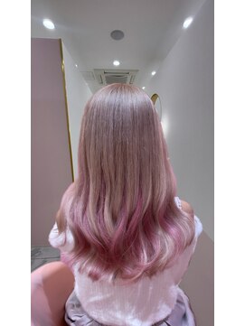 リルミー(Lilme) ミルクティーベージュ×インナーピンク　デザインカラー