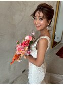 花嫁ルーズアップスタイル