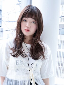 エムスラッシュ アヴェダ 自由が丘(M.SLASH AVEDA) ぱっつん前髪/ゆるふわ/姫カットレイヤー/くびれヘア/自由が丘