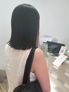 バブ バイネオリーブ(Bab by neolive) ハイライトカラー/アプリコットオレンジ/小顔カット/自由が丘