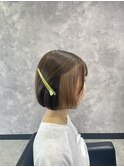 ボブ×インナーカラー☆《手塚》