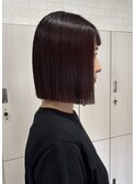 レッドブラウン【四日市/カラー/髪質改善】