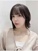 くすみベージュ/ボブ/前髪/レイヤー/髪質改善/縮毛矯正/立川