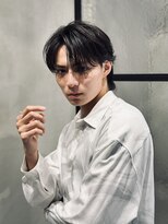 ロンドオム 池袋(Lond Homme)&nbsp;men's/メンズ/ブルーブラック/フェザーパーマ/ダウンパーマ/池袋