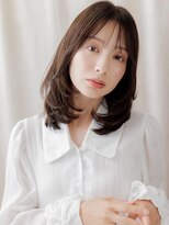 モッズヘア 上尾西口店(mod's hair) チャコールグレー顔周りレイヤーハッシュカットZ上尾30代40代