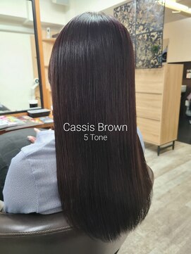 アンクラウド(an cloud) カシスブラウン/ピンクブラウン/ブリーチなしカラー