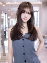 ハバナ 新宿(HAVANA)&nbsp;韓国レイヤーカット/オリーブグレー/小顔カット/髪質改善カラー