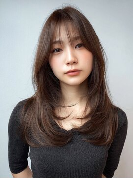 黒髪/オリーブグレー/小顔/ココアベージュ/稲毛駅