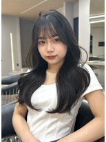 ボタン テンジン(VOTAN tenjin)&nbsp;【木串楽人】顔周りカット/マロンベージュ/流し前髪