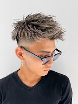 ルーシー 渋谷(LUCEY) フルメッシュウェーブバングジェットモヒカンアップバング