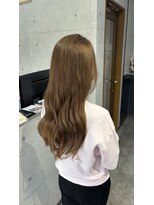 レーヴ(REVE)&nbsp;韓国風コテ巻きパーマ　ミルクティーページュ