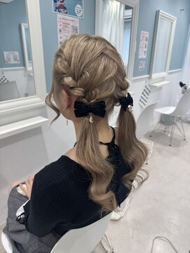 ホワイト(White) スピードヘアセット17番