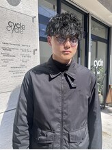 サイクル(cycle)&nbsp;メンズ×波巻きパーマ