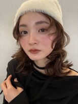 エン クラン バイ ヘッドライト たまプラーザ南口店(en. clan by HEADLIGHT)&nbsp;ニュアンスレイヤー×やわらかブラウンベージュ。たまプラーザ
