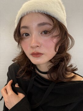 エン クラン バイ ヘッドライト たまプラーザ南口店(en. clan by HEADLIGHT) ニュアンスレイヤー×やわらかブラウンベージュ。たまプラーザ