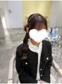 あみかちゅサイドお団子ポニーテール