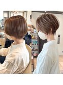 30代40代50代ショート白髪染め銀座くびれ　松