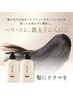 【透明感艶カラー】 カット+イルミナカラー+つるりんちょ。トリートメント