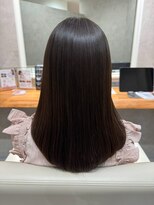 ミュウ(Miiiu)&nbsp;髪質改善トリートメントストレート艶カラーハイライトロングヘア