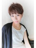 ナチュラルショートボブ