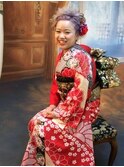 ショートヘア成人式