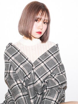 ヘアメイクエイト 丸山店(hair make No.8) 【No.8＊岩切祐樹】ボブ×ミルクティーカラー