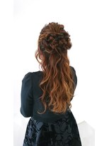 テラスヘア 新潟駅南(TERRACE hair)&nbsp;ロングおしゃれハーフアップ