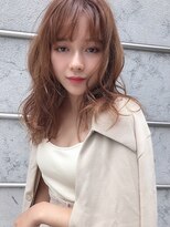 ヌイ 横浜(nui)&nbsp;ピンクベージュ_ブランジュダブルバング