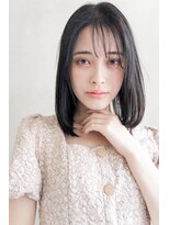 メーヴェ(Mowen)&nbsp;mowen×鎖骨ミディアム×ダークアッシュ×地毛風×艶髪