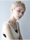 【本八幡 TheB】ミニマルな大人のハイトーンショート