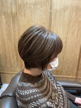 ロエ 平尾山荘(loe) 【脱白髪染めハイライト】×大人グレージュ