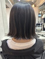 シアン(CYAN)&nbsp;#就活カラー#ダークグレージュ#ブルーブラック#髪質改善#ツヤ感