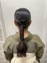 ヘアメイク ゼロサンヨンゴ(Hair Make 0345)&nbsp;卒業袴と水引アレンジ